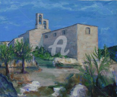 Pittura intitolato "chiesa di S. Prospe…" da Bruno, Opera d'arte originale, Olio