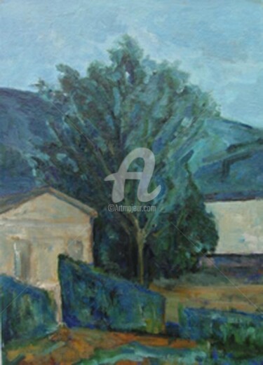 Pittura intitolato "veduta casa del  Ba…" da Bruno, Opera d'arte originale, Olio