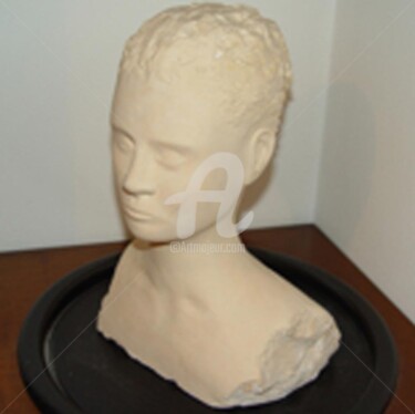 Sculpture intitulée "busto di femmina" par Bruno, Œuvre d'art originale, Argile