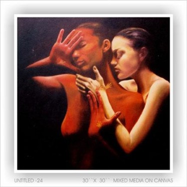 Painting titled "UNTITLED-24" by Gosai Jitendra, Original Artwork