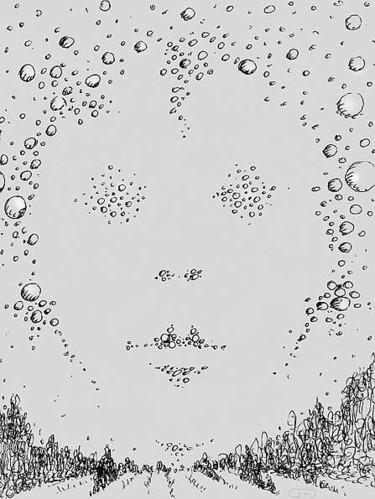 Рисунок под названием "Молекула чистого, л…" - Goshanik, Подлинное произведение искусства