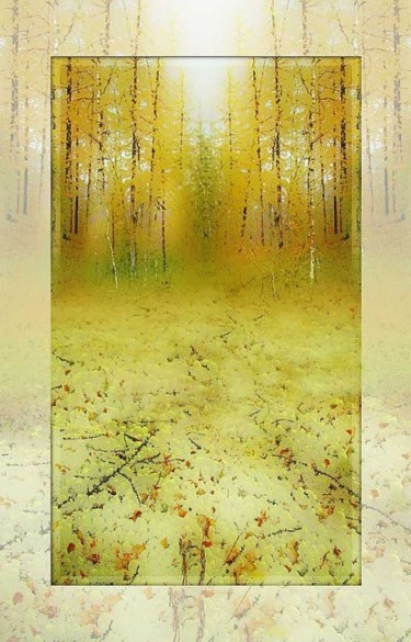 Цифровое искусство под названием "Осень." - Goshanik, Подлинное произведение искусства