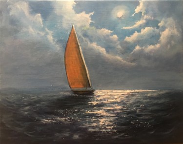 Pittura intitolato "Cruising around." da Malgorzata Kuraczyk, Opera d'arte originale