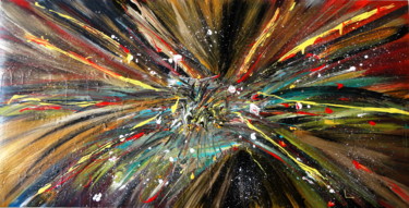 Painting titled "Explosion 2" by Malgorzata Kuraczyk, Original Artwork