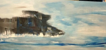 Painting titled "Submersion" by Valérie Gosse, Original Artwork, Acrylic