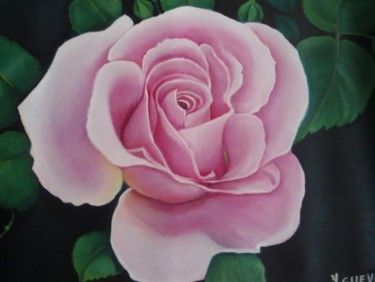 Pintura titulada "Rosa Francia" por Yumira Guevara, Obra de arte original