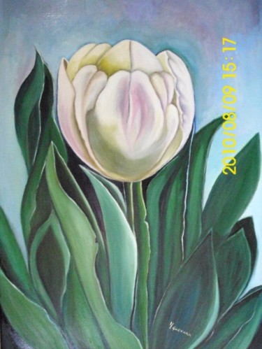 Pintura titulada "Tulipan" por Yumira Guevara, Obra de arte original