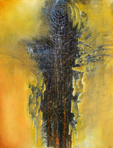 Painting titled "Resonnance" by Gotz, Original Artwork, Acrylic