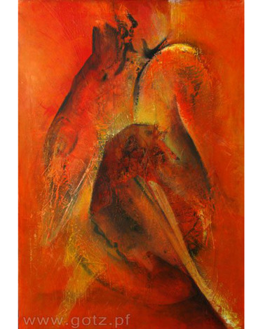 Peinture intitulée "Tango" par Gotz, Œuvre d'art originale, Acrylique