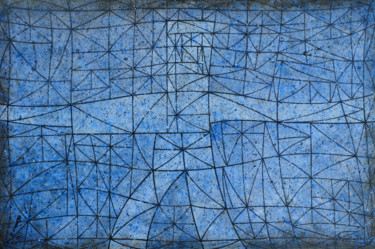 Картина под названием "Oxygène" - Éric Gouazé, Подлинное произведение искусства, Акрил