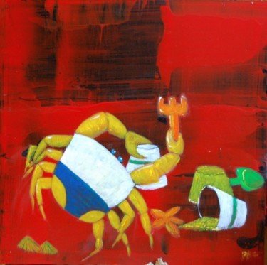 Peinture intitulée "49 - Krank Pâtés" par Pag, Œuvre d'art originale, Huile