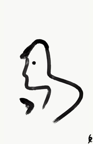 Цифровое искусство под названием "Gentleman" - Goustua Karlett, Подлинное произведение искусства, Цифровая живопись