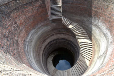 Photography titled "Step-well of west I…" by Goutam Chakraborty, Original Artwork, Digital Photography