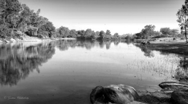 Photography titled "Lake in Bangalore" by Goutam Chakraborty, Original Artwork, Digital Photography