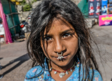 Fotografia intitolato "A Tribal Girl!" da Goutam Chakraborty, Opera d'arte originale, Fotografia digitale