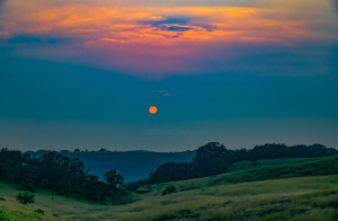 Photography titled "Lonely Sunset .." by Goutam Chakraborty, Original Artwork, Digital Photography