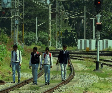 Photography titled "Adolescents- A jour…" by Goutam Chakraborty, Original Artwork