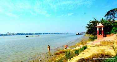 Photographie intitulée "River Ganges in Cal…" par Goutam Chakraborty, Œuvre d'art originale