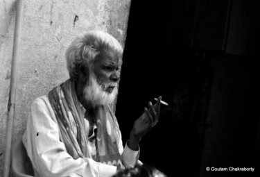 Fotografia zatytułowany „Morning Smoke!” autorstwa Goutam Chakraborty, Oryginalna praca
