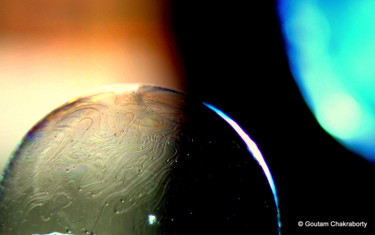 Photography titled "Soap Bubble - Optic…" by Goutam Chakraborty, Original Artwork