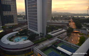 Photography titled "Dawn in Singapore!" by Goutam Chakraborty, Original Artwork