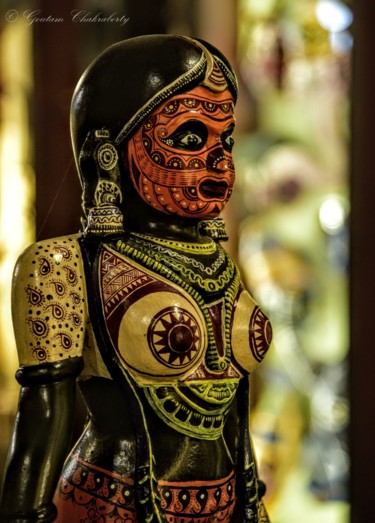Photography titled "A Tribal Wooden Dol…" by Goutam Chakraborty, Original Artwork
