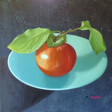 Malarstwo zatytułowany „Kaki” autorstwa Claudine Picard, Oryginalna praca, Olej