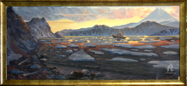 Painting titled "Nougat on the Avach…" by Govoroff Vladimir, Original Artwork, Oil