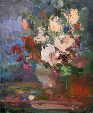 "Chaud" Peinture intitulée ""Chaud"" par Gennady Pensky, Œuvre d'art originale, Huile