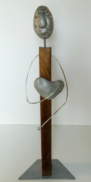 Sculpture intitulée "Je t'aime" par Philippe Garsi, Œuvre d'art originale