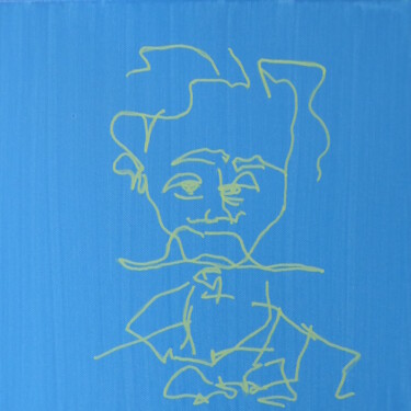 Pintura titulada "Gabriel" por Grâce Pégéron, Obra de arte original, Acrílico Montado en Bastidor de camilla de madera