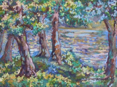 Painting titled "tree series2" by Grace Choong, Original Artwork