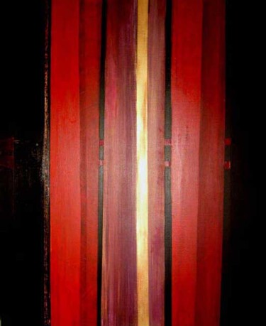 Peinture intitulée "Porte du Soleil - a…" par Gracianne Vallet, Œuvre d'art originale, Huile
