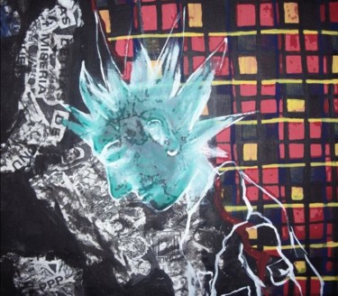 Pintura titulada "Punk Music" por Graciela Hidalgo, Obra de arte original