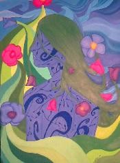 Pintura titulada "Flora y Fauna 2" por Graciela Hidalgo, Obra de arte original