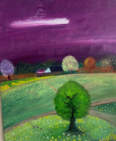 Pintura titulada "Crossroads" por Graeme Callaghan, Obra de arte original, Oleo