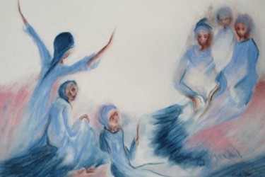 Peinture intitulée "Voix de femmes" par Graf, Œuvre d'art originale