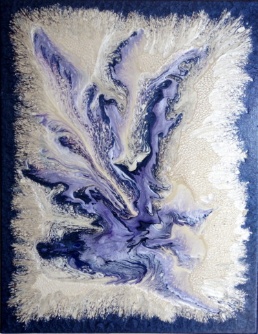 Painting titled "Purple moods" by Graham Evans, Original Artwork, Oil