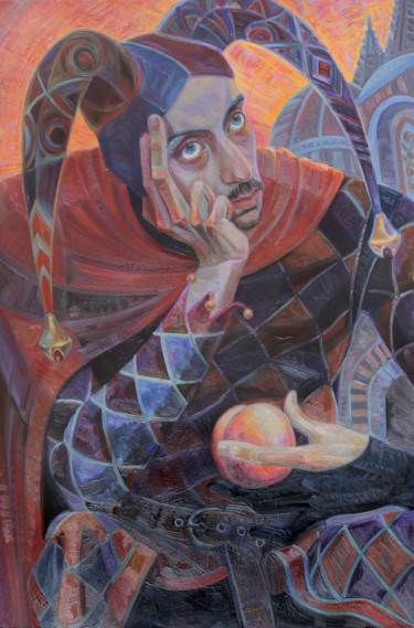 Автопортрет в роли Pintura titulada "Автопортрет в роли" por David Kharebov, Obra de arte original, Oleo