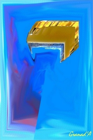 Arts numériques intitulée "SOURCE ref  R16" par Granad'A, Œuvre d'art originale