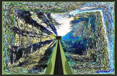 Arts numériques intitulée "VISEE ref A10" par Granad'A, Œuvre d'art originale