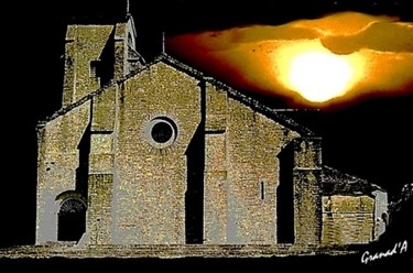 Arts numériques intitulée "SECRET CHURCH ref A…" par Granad'A, Œuvre d'art originale