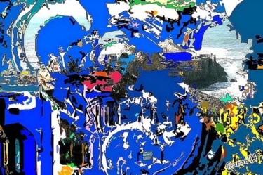 Arts numériques intitulée "BLUE TRIP  B32" par Granad'A, Œuvre d'art originale