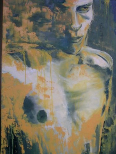 Peinture intitulée "Psychose" par Marie Granger (Mahé), Œuvre d'art originale