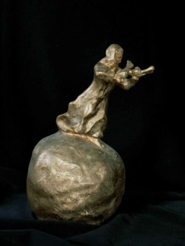 Sculpture intitulée "MELODIE GRINCANTE" par Venner Fanch, Œuvre d'art originale, Métaux