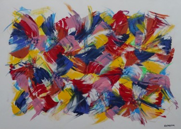 Malerei mit dem Titel "Wind swept." von Grant Preston, Original-Kunstwerk, Acryl