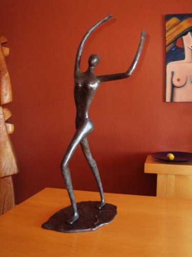 Sculpture titled "Victory." by Grant Preston, Original Artwork, Bronze