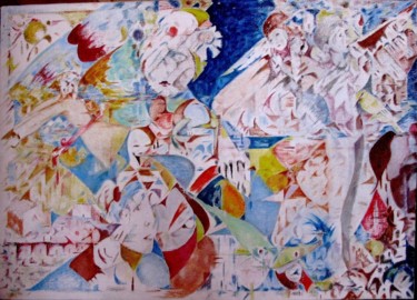 Pittura intitolato "Крылья" da Aleksei Barsukov, Opera d'arte originale, Olio