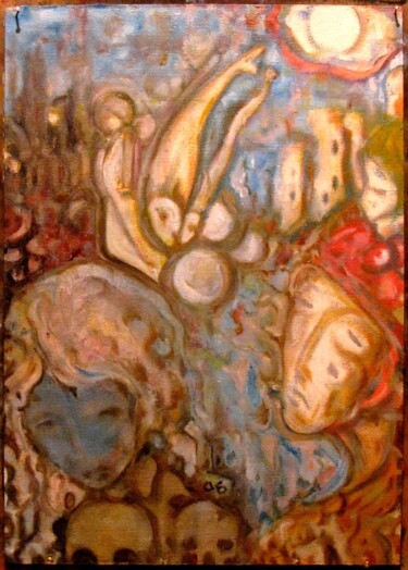 Картина под названием "Days Of Florentia" - Алексей Барсуков, Подлинное произведение искусства, Масло