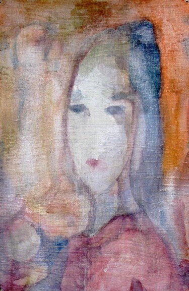 Ζωγραφική με τίτλο "Olga" από Алексей Барсуков, Αυθεντικά έργα τέχνης, Ακουαρέλα